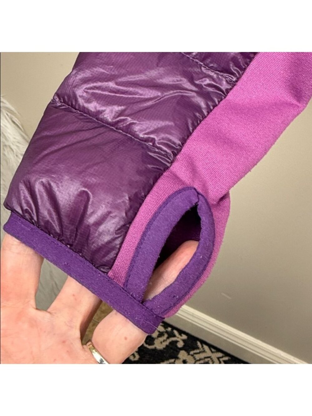 CANADA GOOSE 2011-2014 HyBridge Lite Hoody Women's Purple Hooded Jacket med - Picture 15 of 16